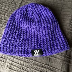 Purple University of Washington Huskies hat